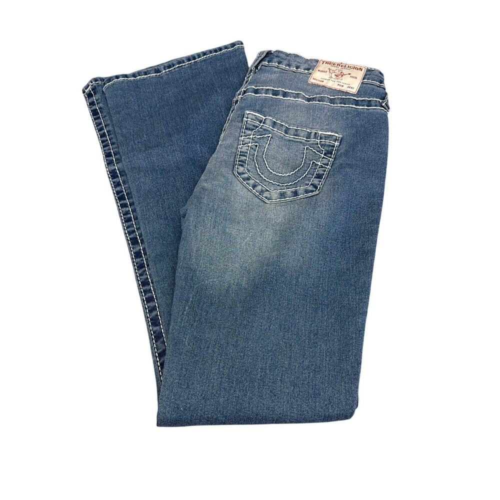 True Religion Becca Big T Crystal Bootcut Jeans Size 29 New 600133